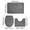 Stone Pattern Bathroom Mat Set 10