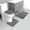Stone Pattern Bathroom Mat Set 2