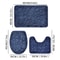 Stone Pattern Bathroom Mat Set 7