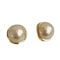 Elegant Gold Tone Pearl Stud Earrings 3