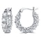 Dazzling Crystal Hoop Earrings 1