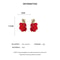 Colorful Petal Tassel Earrings 5