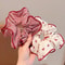 Colorful Plaid Hair Scrunchie Set 4