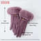 Cozy Winter Plush Touch Screen Gloves For Women 5
