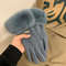 Cozy Winter Plush Touch Screen Gloves For Women 8