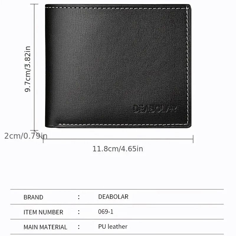 Slim Classic Wallet For Men With Card Holder 2