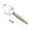 Stainless Steel Danish Dough Whisk With Wooden Handle 7