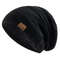 Unisex Slouchy Fur Lined Winter Beanie Hat 7