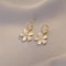 Exquisite Opal Flower Stud Earrings With Pearl And Crystal Accent 6