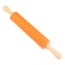 NonStick Silicone Rolling Pin With Wooden Handle For Baking 8