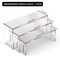 Acrylic Display Stand Set U Shape Storage Shelf For Dessert Or Jewelry 5