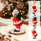 Creative Electric Santa Claus Plush Holiday Decoration 0