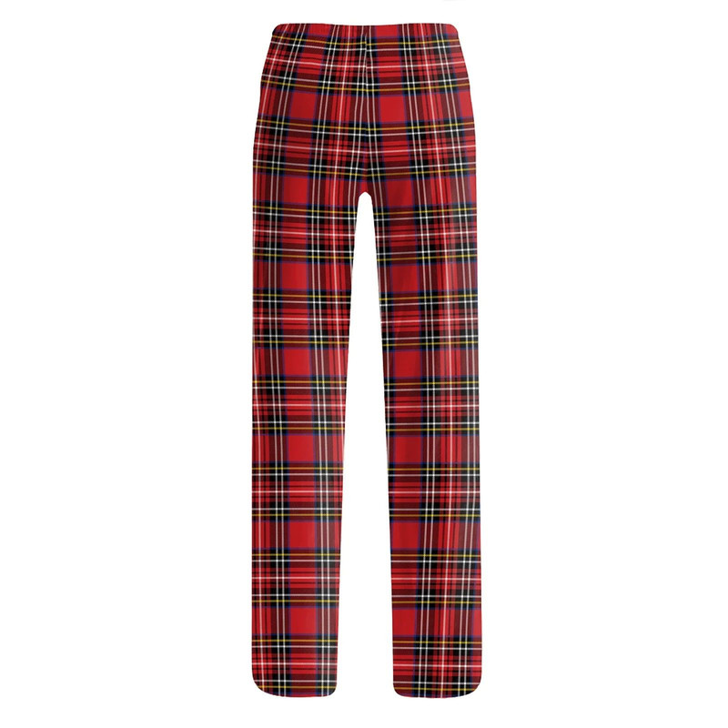 Christmas Pajama Pants With Pockets Soft Plaid Stretch Lounge Bottoms 2