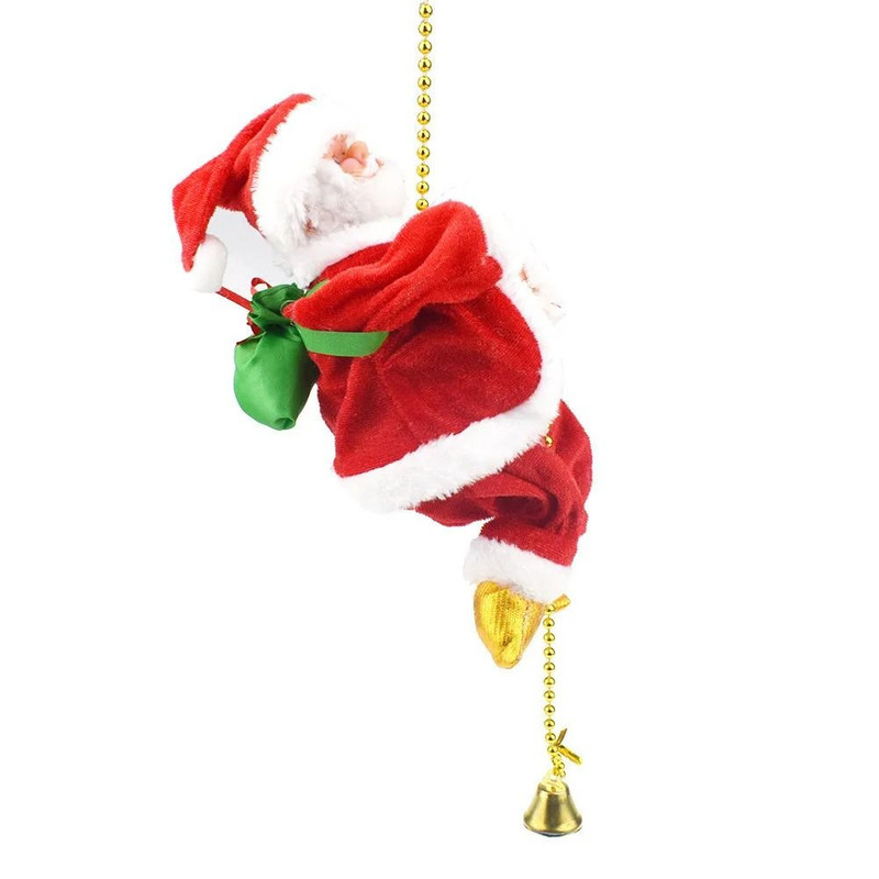 Electric Climbing Santa Claus Toy For Christmas Decor 1