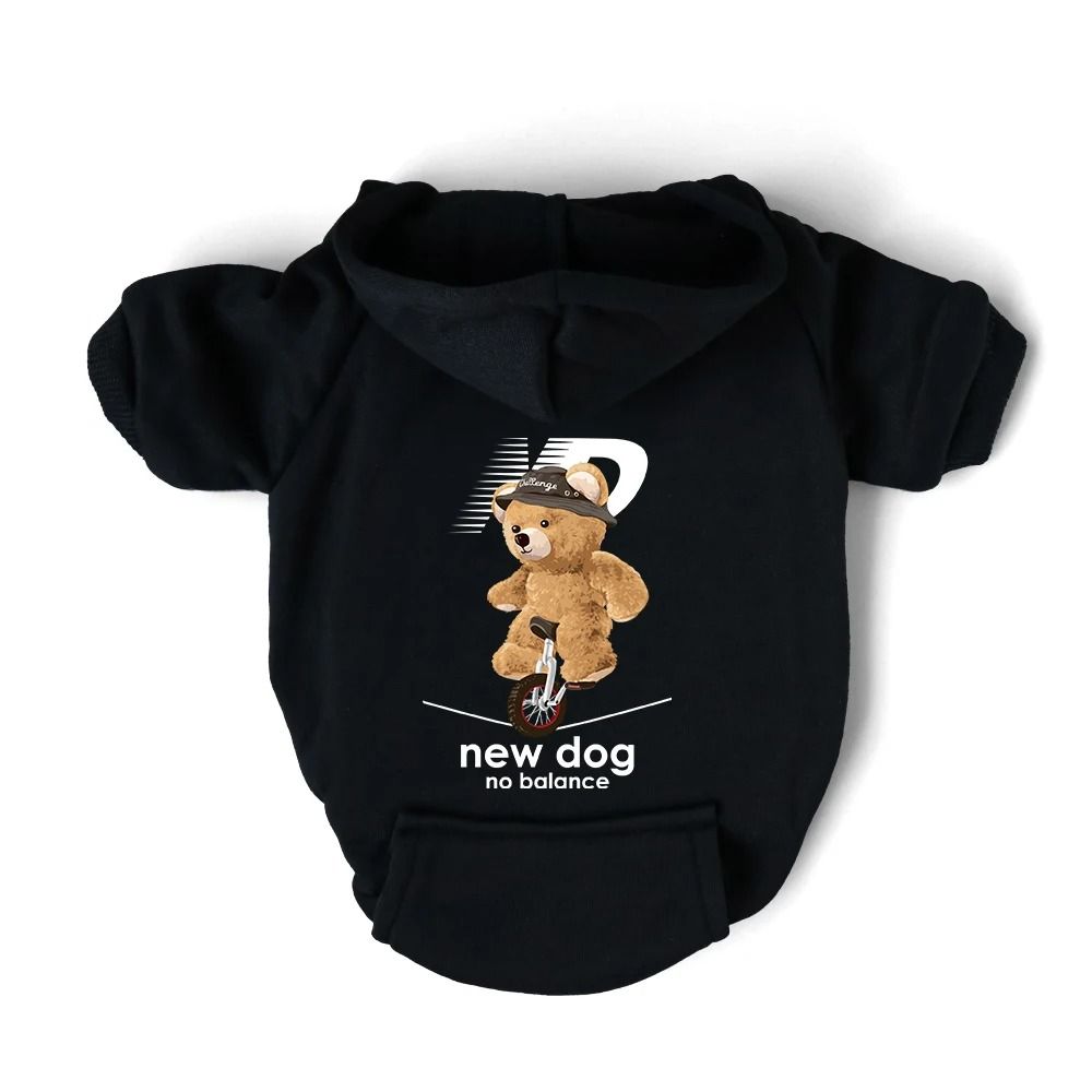 Cozy Bear Fleece Pet Hoodie For Autumn Winter And Spring 0