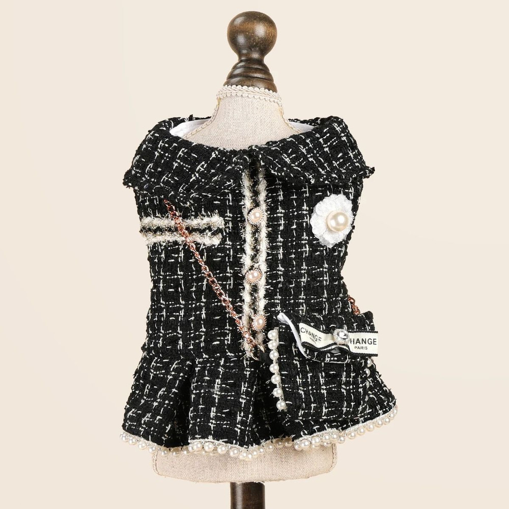 Cozy Pet Dress With Backpack For Autumn And Winter Warmth 6