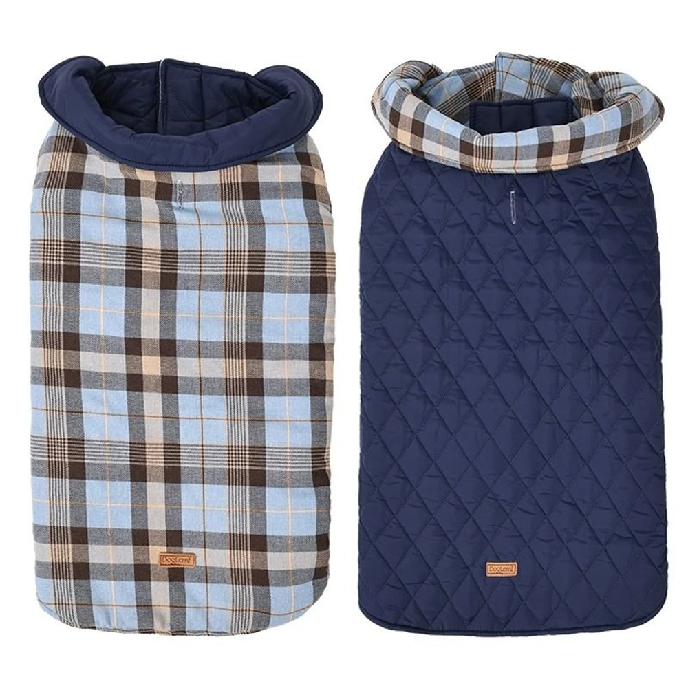 Reversible Waterproof Dog Jacket With Quilted Warm Lining 7