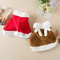 Cozy Christmas Hooded Pet Cloak For Winter Warmth 2