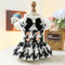 Cozy Bow Princess Pet Dress For Autumn And Winter Warmth 6
