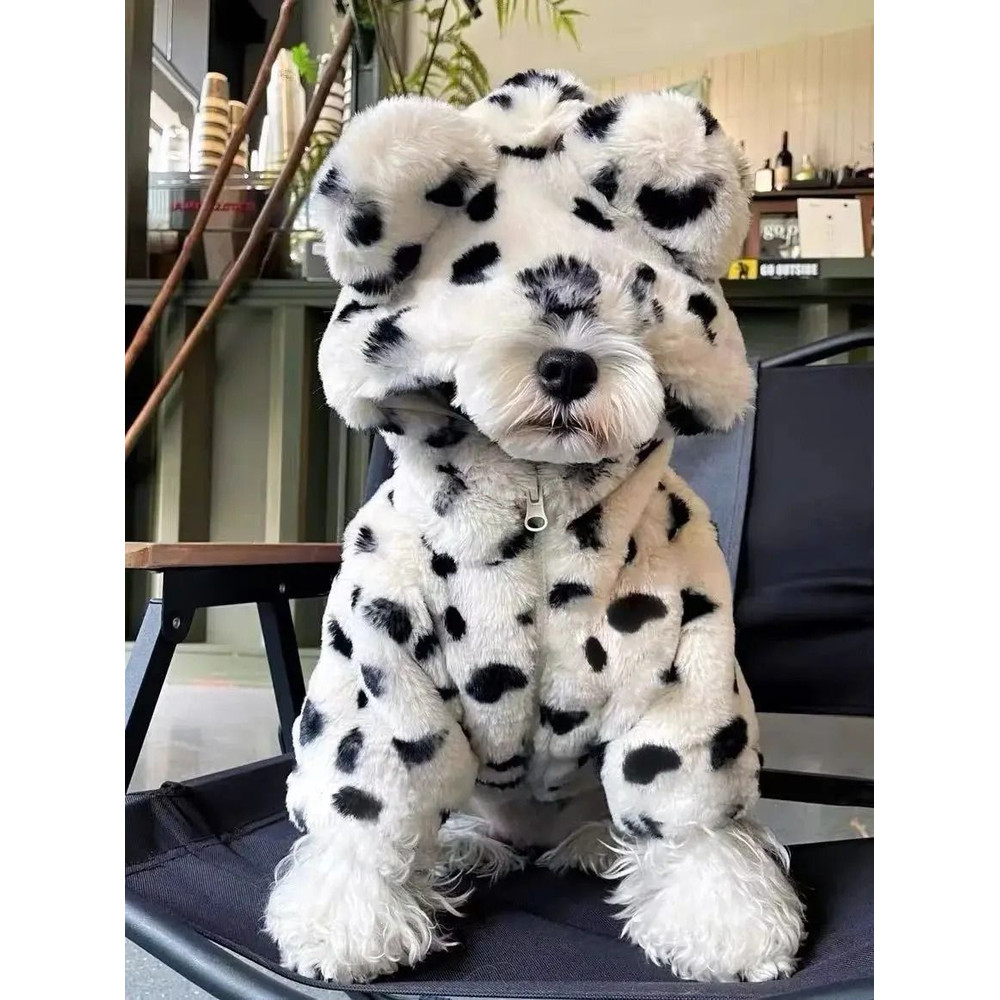 Cozy Winter Fur Coat For Dogs Warm Thick Pet Jacket For Small And Medium Breeds 6