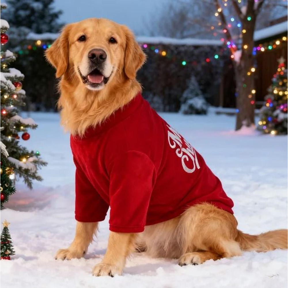 Cozy Merry Christmas Dog Shirt For Fall And Winter 1