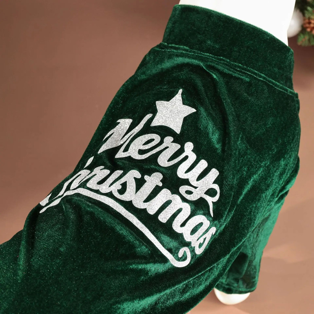 Cozy Merry Christmas Dog Shirt For Fall And Winter 3