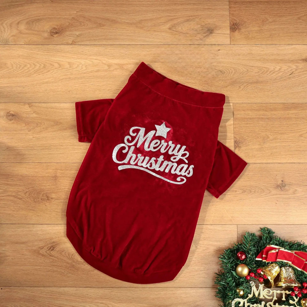 Cozy Merry Christmas Dog Shirt For Fall And Winter 6