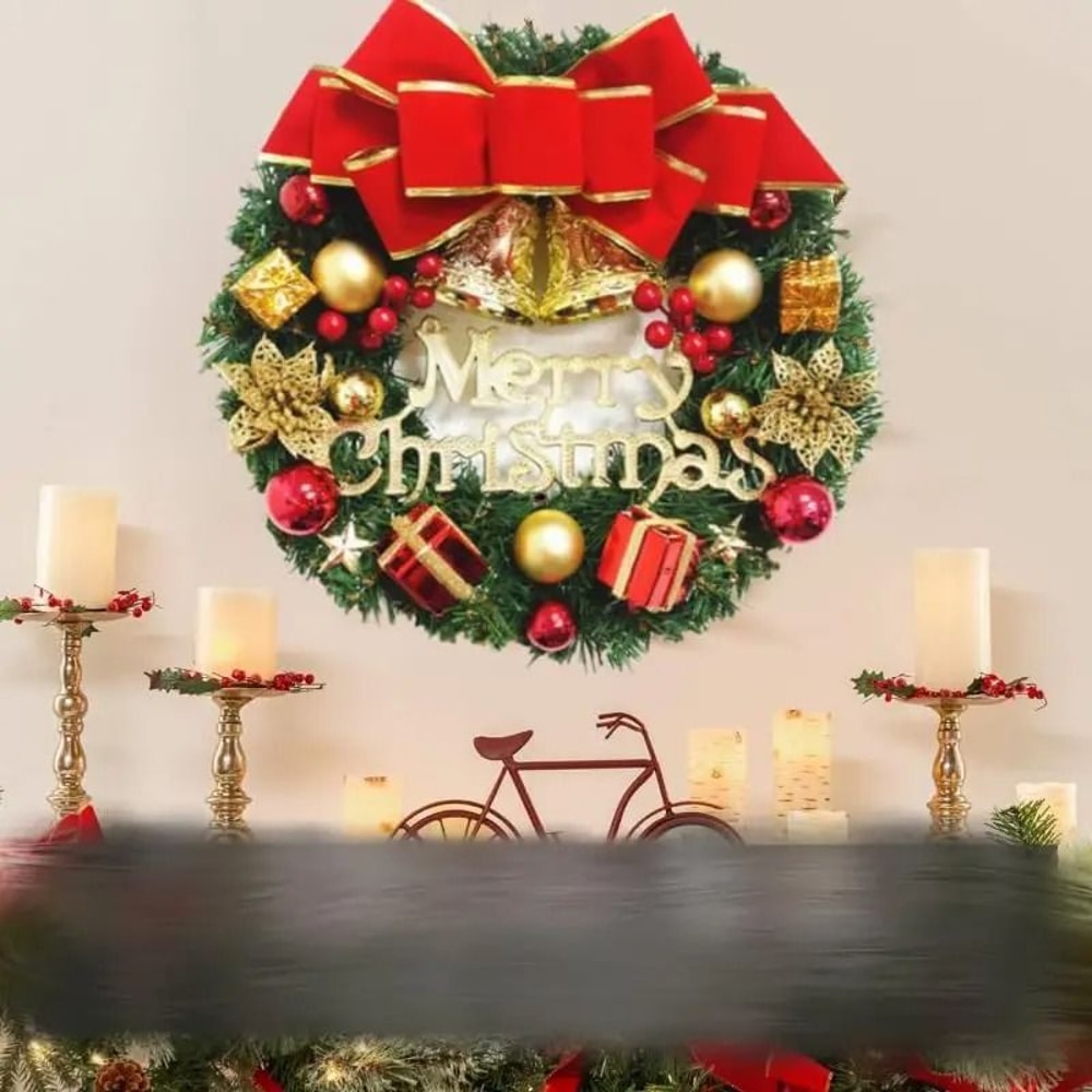 Handmade Christmas Wreath For Elegant Holiday Home Decor 3