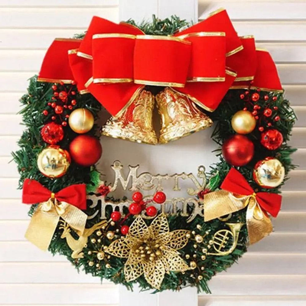 Handmade Christmas Wreath For Elegant Holiday Home Decor 7