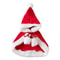 Cozy Santa Cape And Hat Costume For Pets With Warm Scarf 4