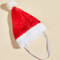 Festive Santa Hat For Pets Plush Red Holiday Cap For Dogs Cats 4