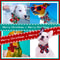 Movable Winter Dog Collars With Elastic Bands And Christmas Bow Ties 2 PCS Set 1