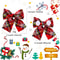 Movable Winter Dog Collars With Elastic Bands And Christmas Bow Ties 2 PCS Set 2