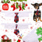Christmas Plaid Necktie For Pets Warm Adjustable Holiday Outfit 2