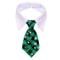 Christmas Plaid Necktie For Pets Warm Adjustable Holiday Outfit 8