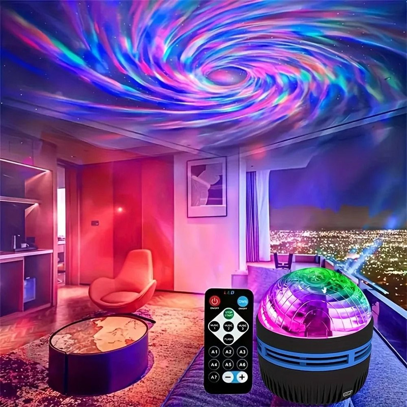 Galaxy Starry Sky LED Projector USB Powered Night Light With Remote Control 6