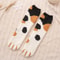 Soft Fluffy Animal Pawprint Fleece Socks For Women Winter Home Comfort 11