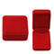 Red Velvet Jewelry Storage Case Set For Rings Earrings Pendants And Bracelets 9