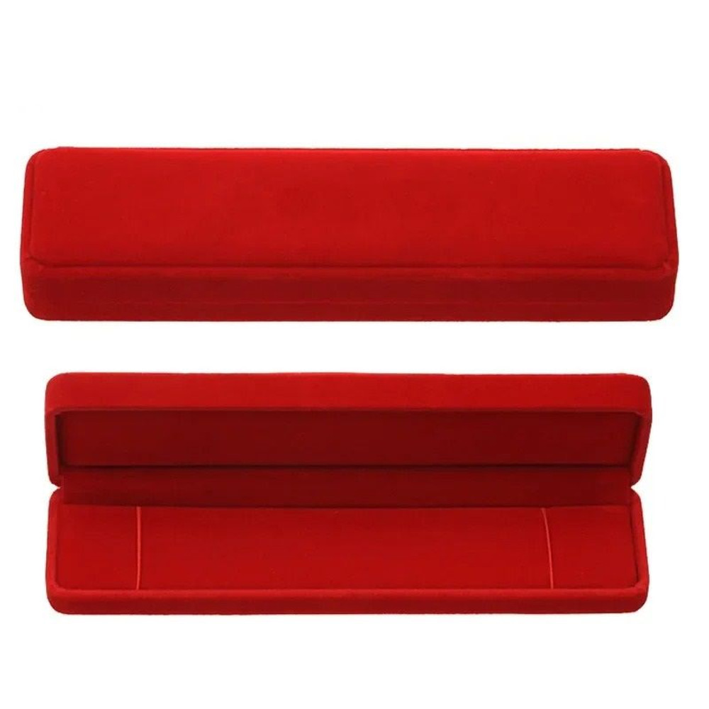 Red Velvet Jewelry Storage Case Set For Rings Earrings Pendants And Bracelets 2