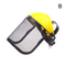 Garden Safety Helmet With Full Face Mesh Protective Mask For Brush Cutting And Forestry Work 8