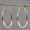 Elegant Gold Shine Hoop Earrings 1