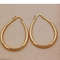 Elegant Gold Shine Hoop Earrings 4
