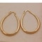 Elegant Gold Shine Hoop Earrings 4