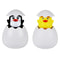 Cute Infant Bath Toy Set With Water Sprinkler And Animal Egg Design 5
