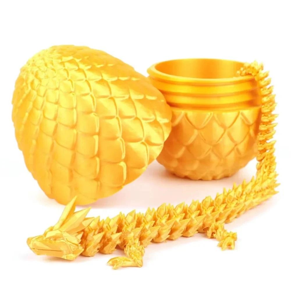 Articulated Dragon Egg Toy With Fully Movable Dragon Model 10