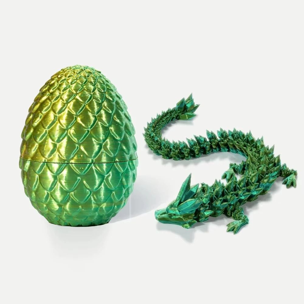 Articulated Dragon Egg Toy With Fully Movable Dragon Model 16