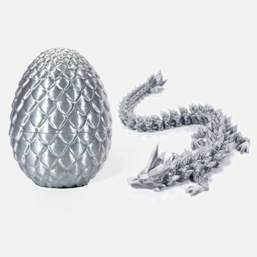 Articulated Dragon Egg Toy With Fully Movable Dragon Model 17
