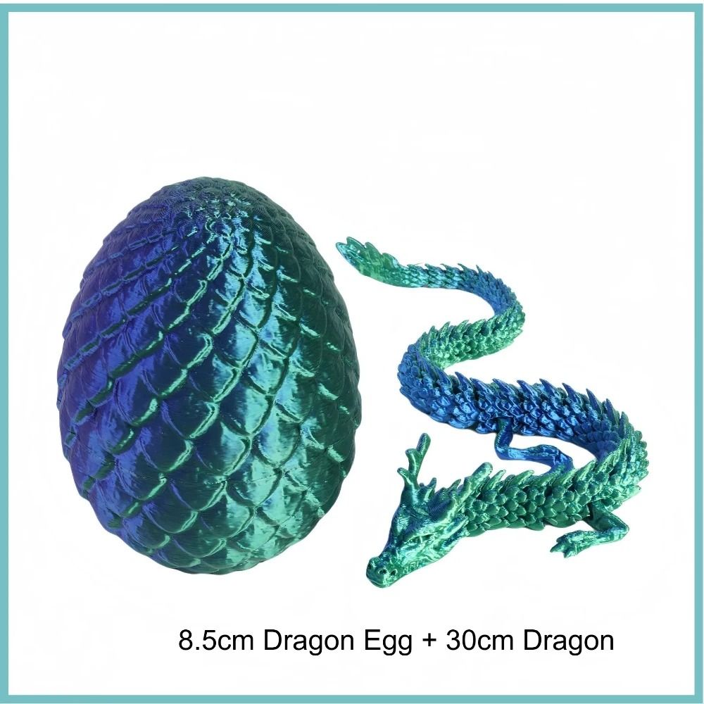 Articulated Dragon Egg Toy With Fully Movable Dragon Model 20