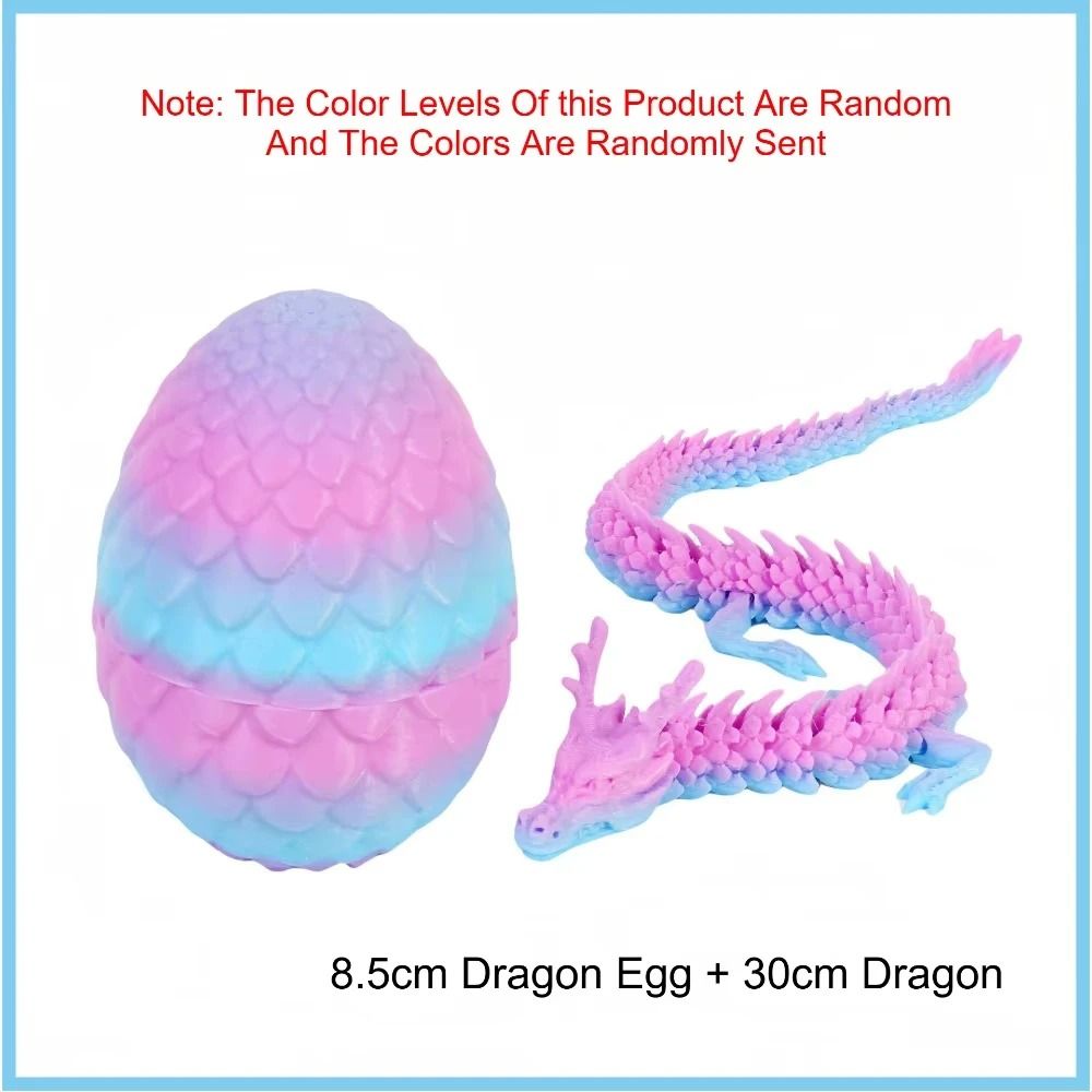 Articulated Dragon Egg Toy With Fully Movable Dragon Model 21