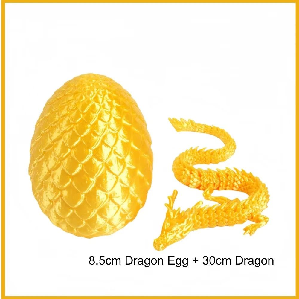 Articulated Dragon Egg Toy With Fully Movable Dragon Model 22